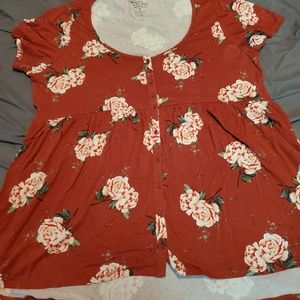 Torrid size 3 Babydoll Top